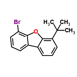 4-Bromo-6-(tert-butyl)dibenzo[b,d]furan Structure