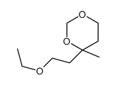 4-(2-ethoxyethyl)-4-methyl-1,3-dioxane Structure