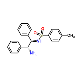 (R,R)-N-(对甲苯磺酰基)-1,2-二苯基乙二胺结构式