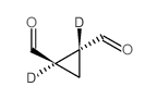 (1R,2R)-1,2-dideuterocyclopropane-1,2-dicarbaldehyde Structure