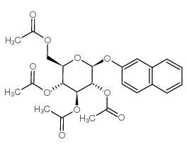 b-Naphthyl b-D-Glucopyranoside Tetraacetate Structure