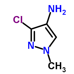 3-Chloro-1-methyl-1H-pyrazol-4-amine Structure