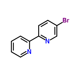 5-溴-2,2'-联吡啶结构式