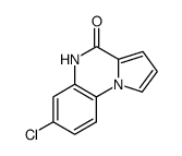 7-chloro-4,5-dihydro-4-oxopyrrolo[1,2-a]quinoxaline结构式