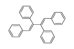 (1E,3E)-1,2,3,4-Tetraphenyl-1,3-butadiene结构式