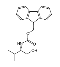 N-Fmoc-L-缬氨醇结构式