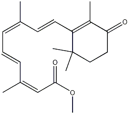 4-酮-9-CIS维甲酸甲酯结构式
