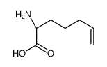 (2S)-2-氨基-6-庚烯酸结构式