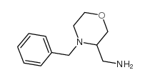 (4-苄基吗啉-3-基)甲基胺结构式