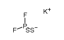 K-difluoro thiophosphate Structure