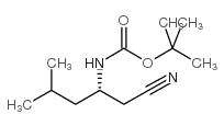 (S)-N-BOC-2-氨基-4-甲基戊烷氰结构式