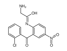 2-胺基乙酰氨基-5-硝基-2'-氯二苯甲酮图片