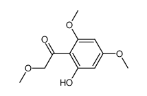 2'-hydroxy-2,4',6'-trimethoxyacetophenone Structure