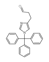 3-(1-Tritylimidazol-4-yl) Propionaldehyde结构式