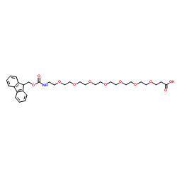 Fmoc-N-PEG7-acid structure