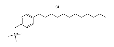 4-dodecylbenzyltrimethylammonium chloride Structure
