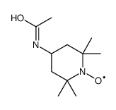 N-(1-λ1-oxidanyl-2,2,6,6-tetramethylpiperidin-4-yl)acetamide Structure