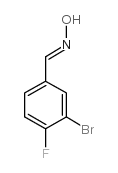 N-[(3-bromo-4-fluorophenyl)methylidene]hydroxylamine Structure