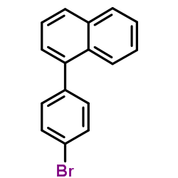 1-(4-Bromophenyl)naphthalene Structure