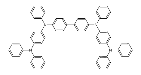 N,N'-双[4-(二苯基氨基)苯基]-N,N'-二苯基联苯胺结构式