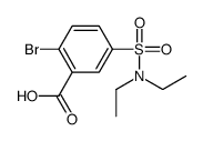 2-bromo-5-(diethylsulfamoyl)benzoic acid结构式