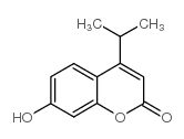 7-hydroxy-4-propan-2-ylchromen-2-one Structure