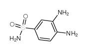 3,4-二氨基苯磺酰胺结构式