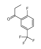 2-FLUORO-5-(TRIFLUOROMETHYL)PROPIOPHENONE Structure