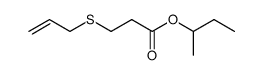 3-(Allylthio)propionic acid sec-butyl ester Structure