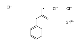 2-benzylprop-2-enyl(trichloro)stannane结构式