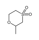 2-methyl-1,4-oxathiane 4,4-dioxide Structure