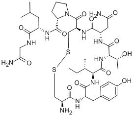 4-(L-苏氨酸)缩宫素结构式