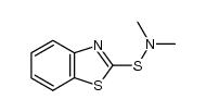 2-Benzothiazolesulfenamide,N,N-dimethyl-(6CI,8CI,9CI)结构式