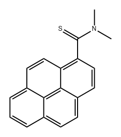 1-芘基硫代酰胺,N,N-二甲基结构式