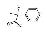 1,1-二氟-1-苯基丙-2-酮结构式