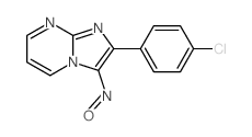Imidazo[1,2-a]pyrimidine,2-(4-chlorophenyl)-3-nitroso-结构式