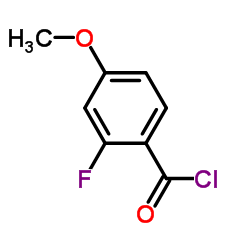 2-Fluoro-4-methoxybenzoyl chloride Structure