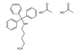 N-三苯甲基四亚甲基二胺 二乙酸酯结构式