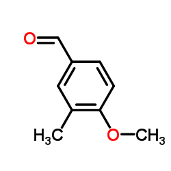 4-甲氧基-3-甲基苯甲醛结构式