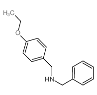 Benzyl-(4-ethoxy-benzyl)-amine Structure