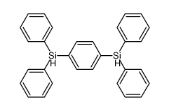 Benzene, 1,4-bis(diphenylsilyl)-结构式