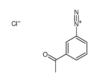 3-acetylbenzenediazonium,chloride Structure