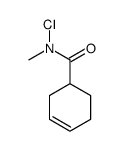 N-chloro-N-methylcyclohex-3-ene-1-carboxamide结构式