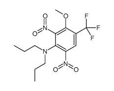 3-methoxy-2,6-dinitro-N,N-dipropyl-4-(trifluoromethyl)aniline Structure