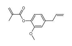 4-allyl-2-methoxyphenyl methacrylate Structure