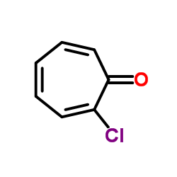 2-氯-2,4,6-环庚三烯-1-酮结构式
