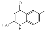 6-氟-2-甲基喹啉-4(1H)-酮结构式