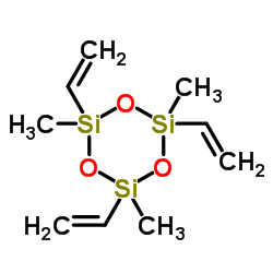 2,4,6-三乙烯基-2,4,6-三甲基环三硅氧烷结构式