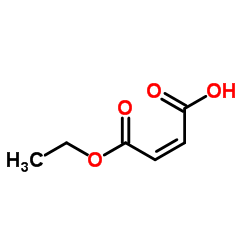 (2Z)-4-Ethoxy-4-oxo-2-butenoic acid structure