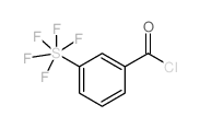 3-(pentafluoro-λ6-sulfanyl)benzoyl chloride结构式